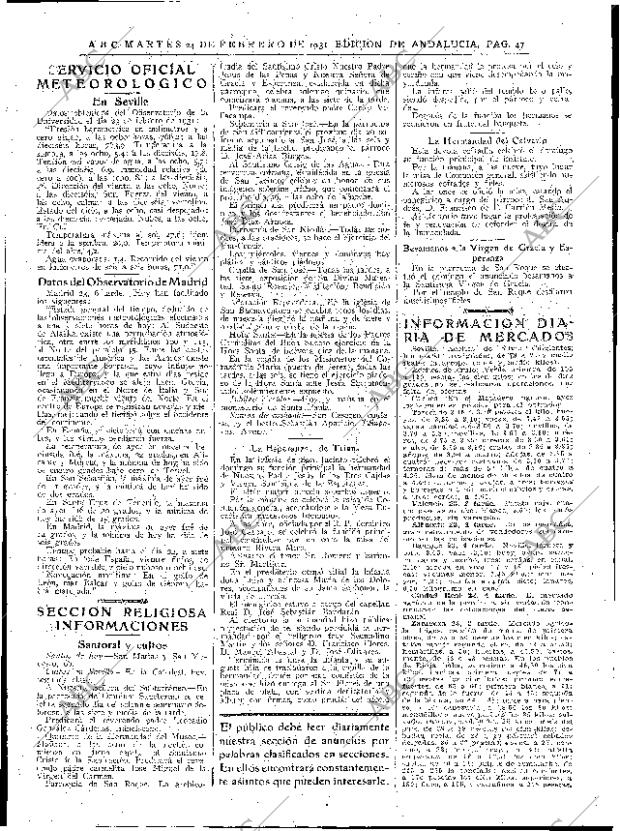 ABC SEVILLA 24-02-1931 página 47