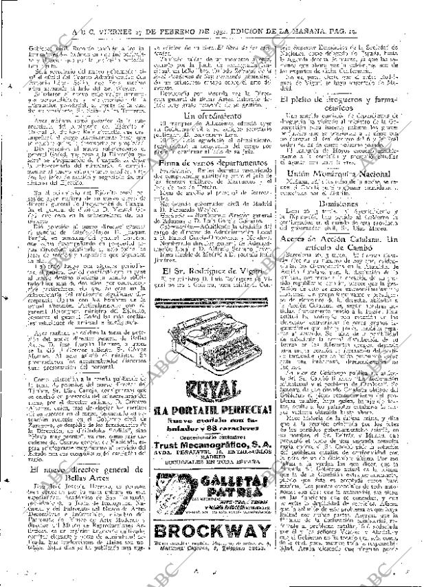ABC MADRID 27-02-1931 página 17