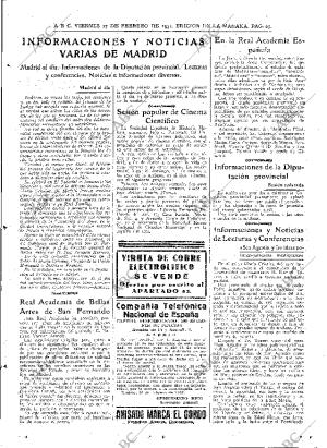 ABC MADRID 27-02-1931 página 25