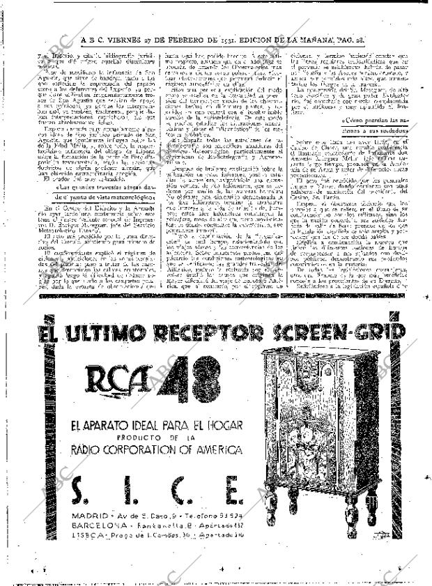 ABC MADRID 27-02-1931 página 26