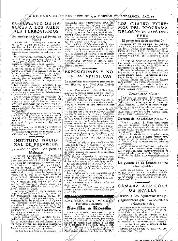 ABC SEVILLA 28-02-1931 página 20