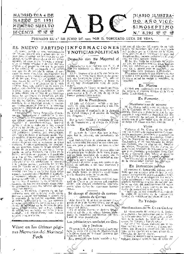 ABC MADRID 04-03-1931 página 17