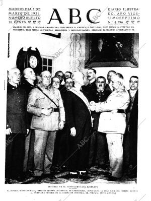ABC MADRID 05-03-1931 página 1