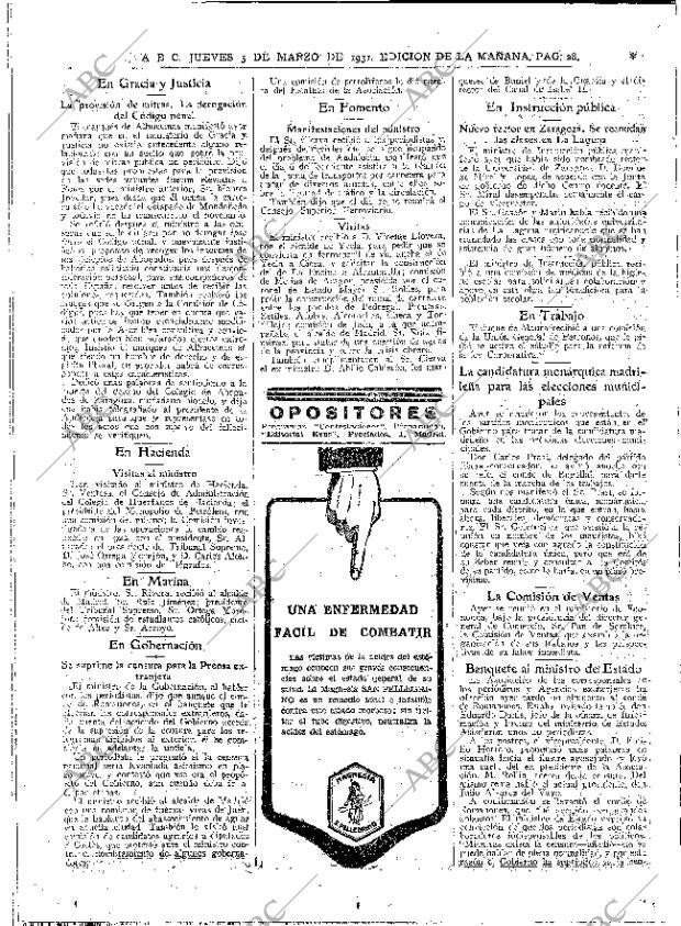 ABC MADRID 05-03-1931 página 28