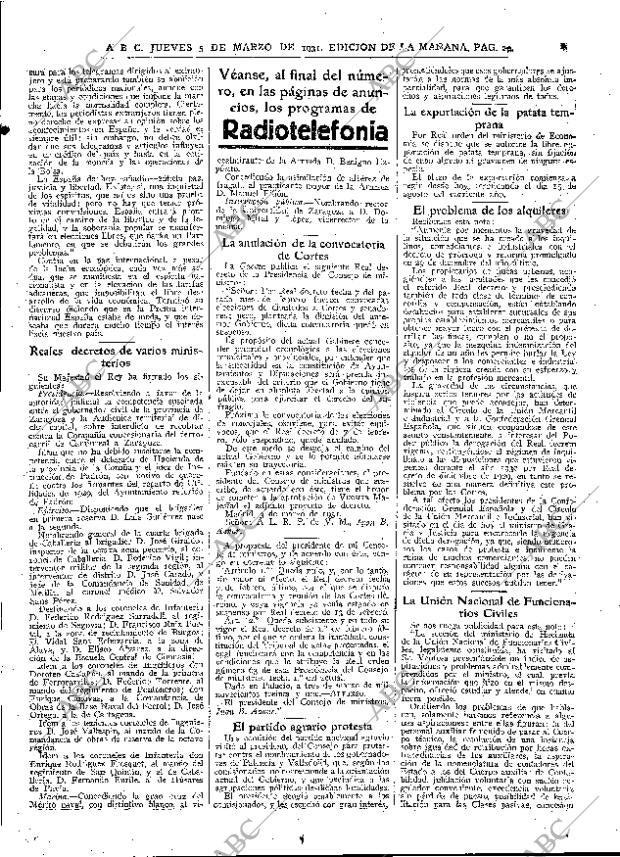 ABC MADRID 05-03-1931 página 29