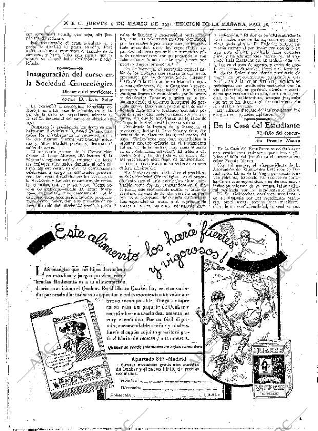 ABC MADRID 05-03-1931 página 38