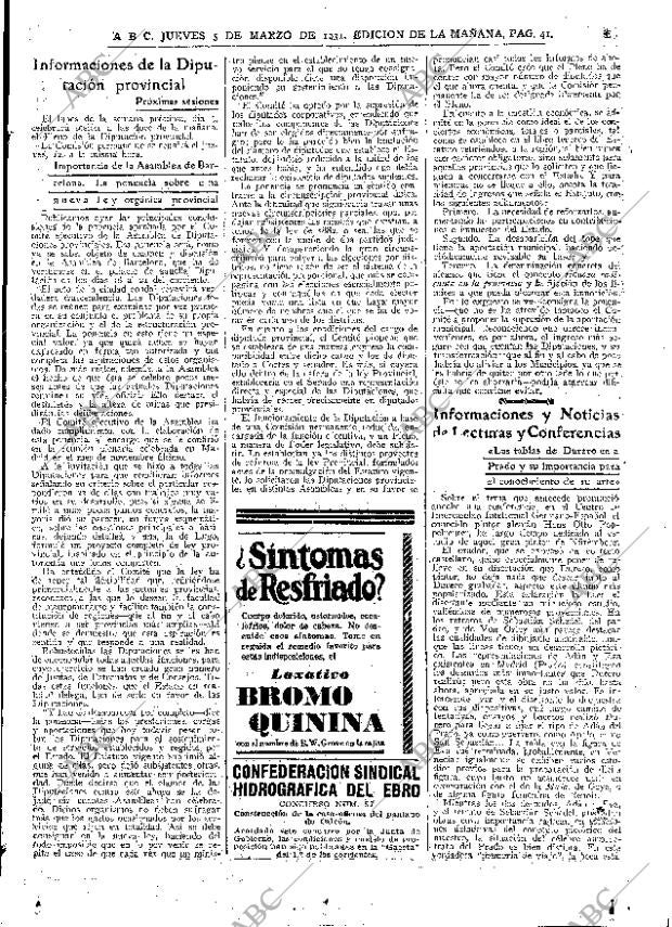ABC MADRID 05-03-1931 página 41