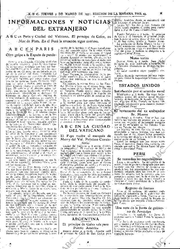 ABC MADRID 05-03-1931 página 43