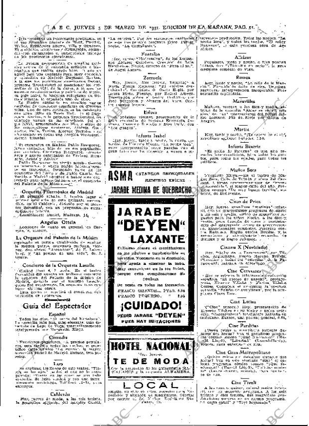 ABC MADRID 05-03-1931 página 51