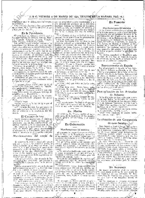 ABC MADRID 06-03-1931 página 18