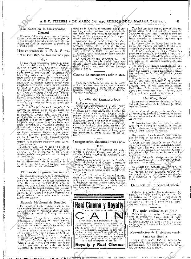 ABC MADRID 06-03-1931 página 22