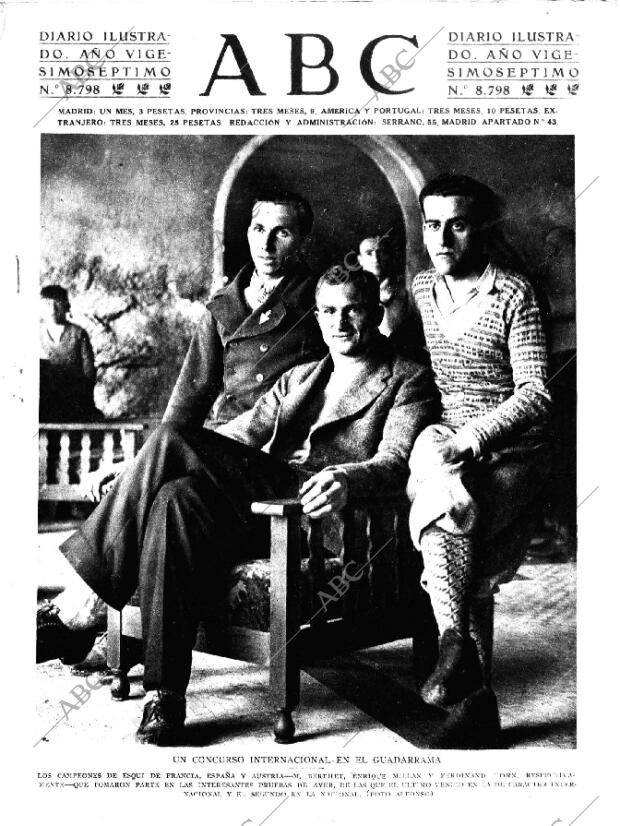ABC MADRID 07-03-1931 página 1