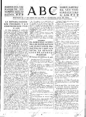 ABC MADRID 07-03-1931 página 25