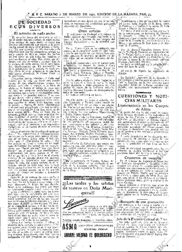 ABC MADRID 07-03-1931 página 33