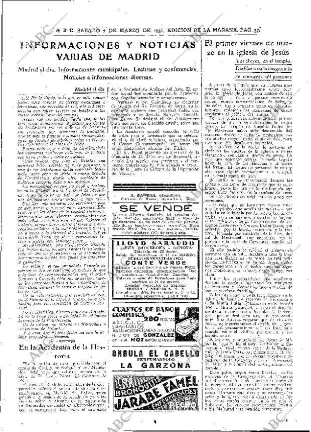 ABC MADRID 07-03-1931 página 37