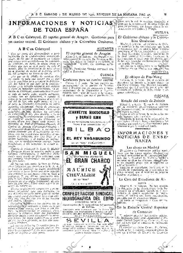 ABC MADRID 07-03-1931 página 47