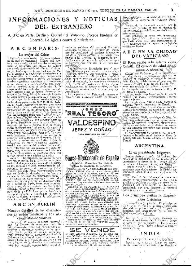 ABC MADRID 08-03-1931 página 19