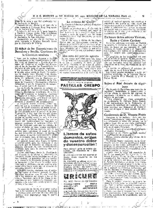 ABC MADRID 10-03-1931 página 26