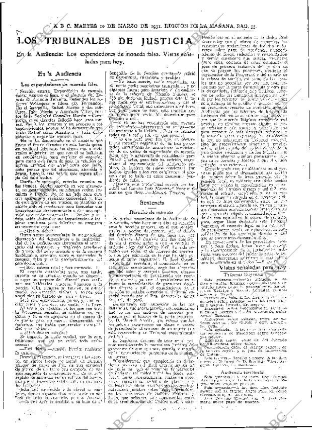 ABC MADRID 10-03-1931 página 33