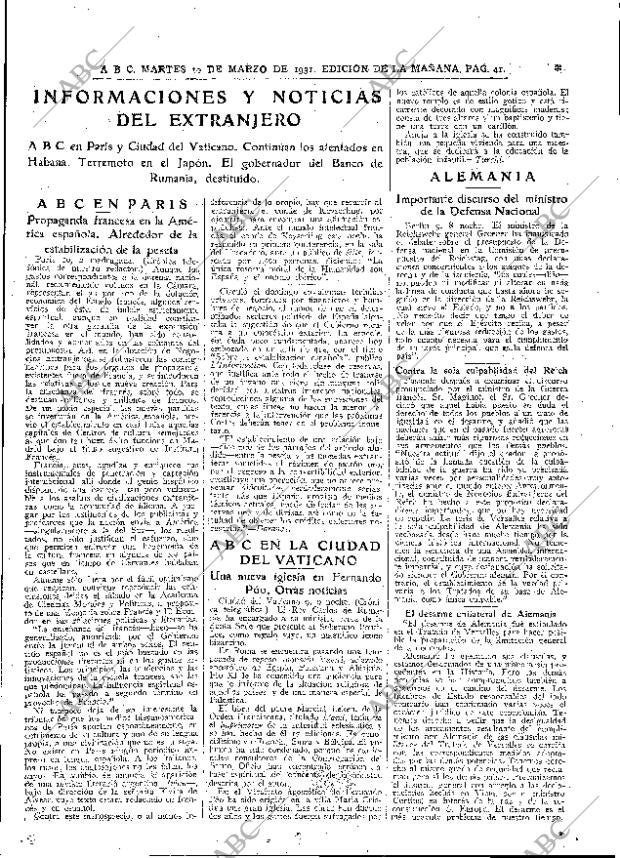 ABC MADRID 10-03-1931 página 41