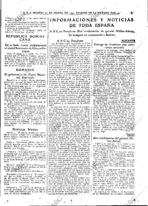 ABC MADRID 10-03-1931 página 43