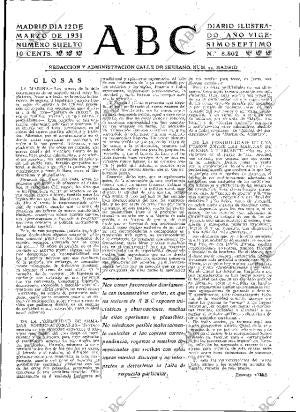 ABC MADRID 12-03-1931 página 3
