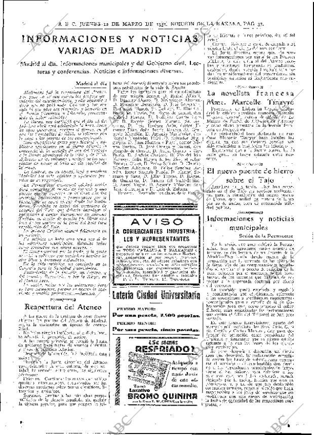ABC MADRID 12-03-1931 página 37