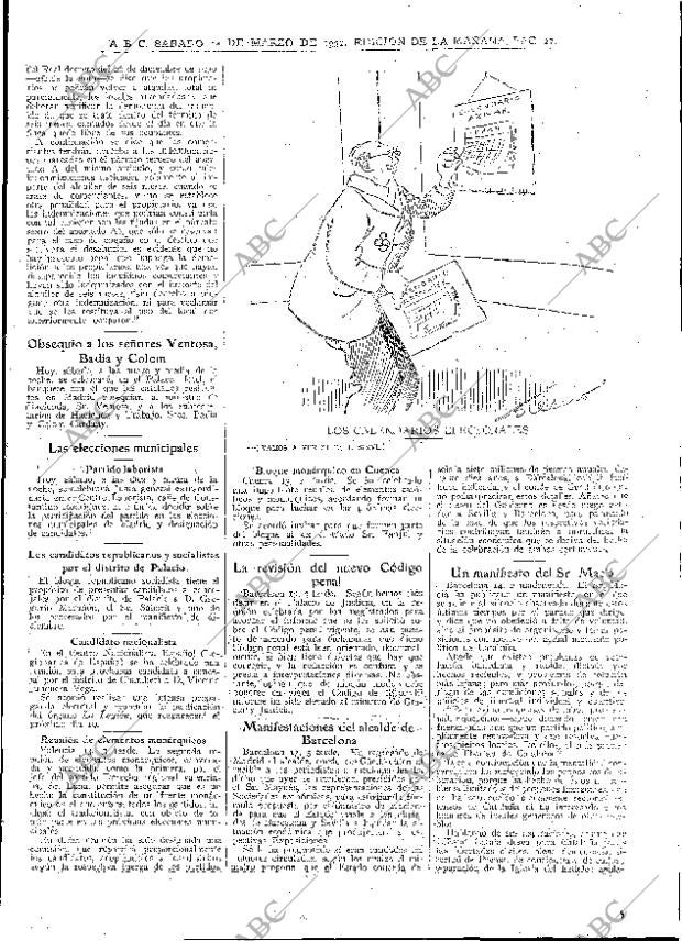 ABC MADRID 14-03-1931 página 27