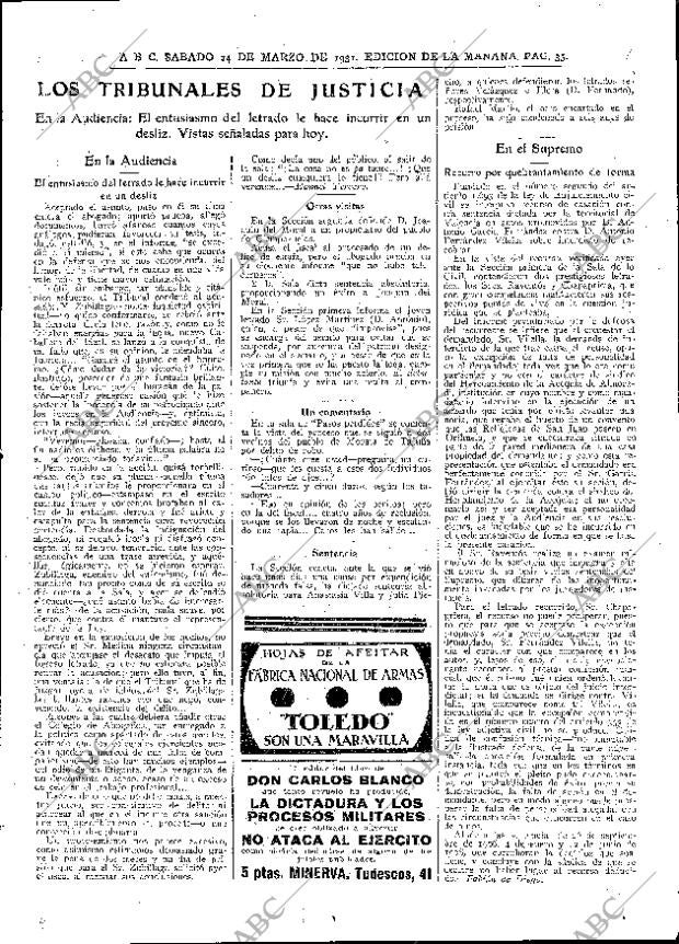 ABC MADRID 14-03-1931 página 35