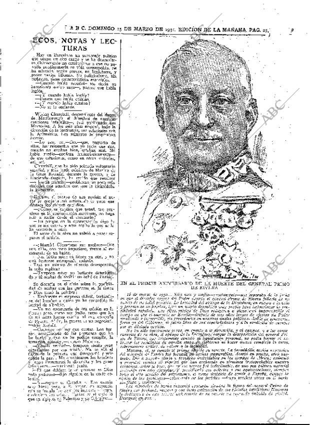 ABC MADRID 15-03-1931 página 27