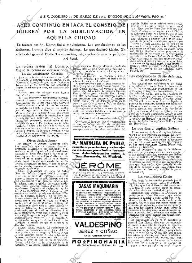 ABC MADRID 15-03-1931 página 29