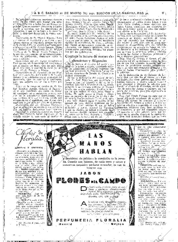 ABC MADRID 21-03-1931 página 30