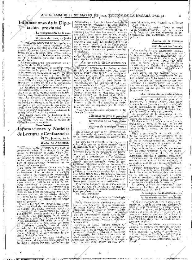 ABC MADRID 21-03-1931 página 38