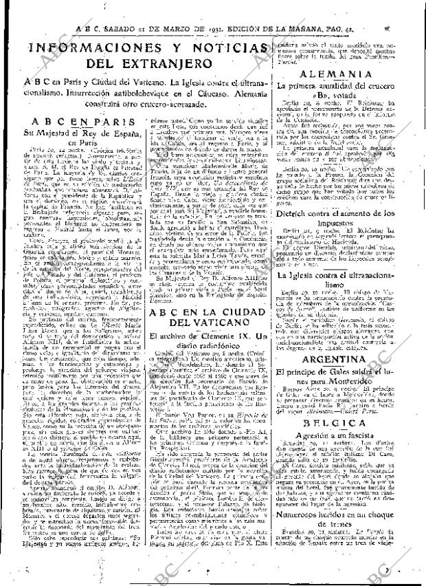 ABC MADRID 21-03-1931 página 41