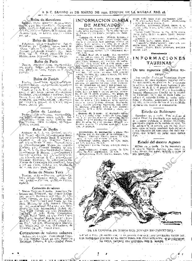 ABC MADRID 21-03-1931 página 46