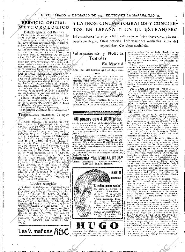 ABC MADRID 21-03-1931 página 48