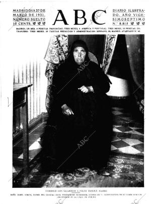 ABC MADRID 27-03-1931 página 1