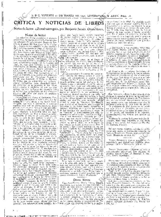 ABC MADRID 27-03-1931 página 16