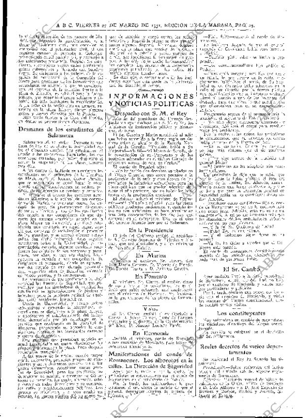 ABC MADRID 27-03-1931 página 25