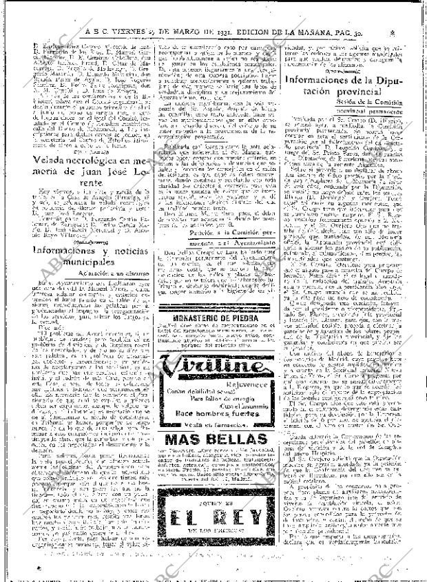 ABC MADRID 27-03-1931 página 30