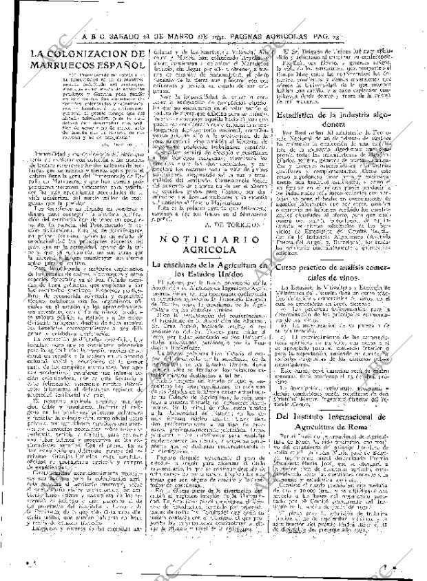 ABC MADRID 28-03-1931 página 23