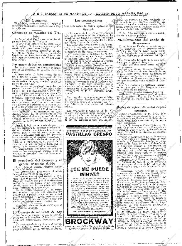 ABC MADRID 28-03-1931 página 34