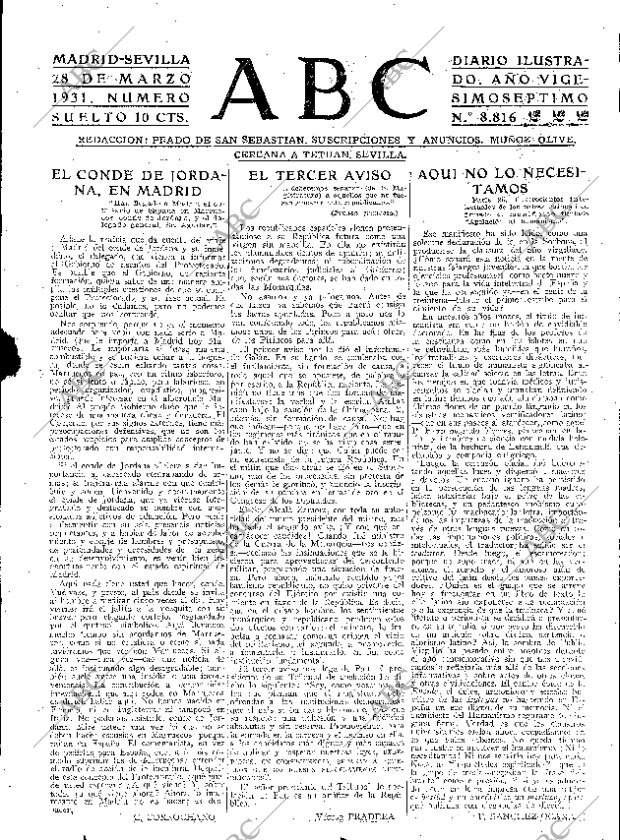 ABC SEVILLA 28-03-1931 página 3