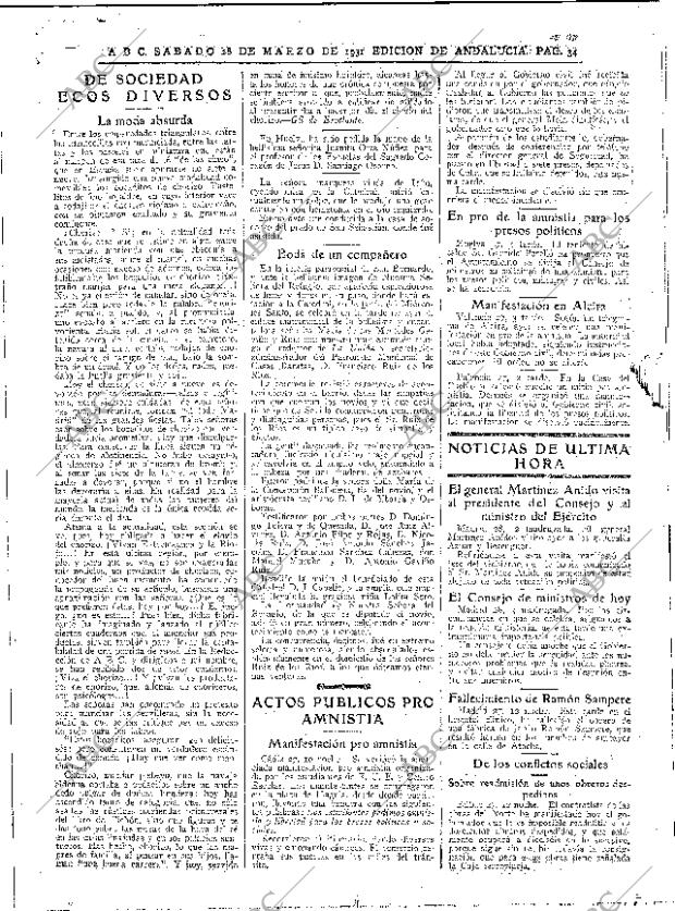ABC SEVILLA 28-03-1931 página 34