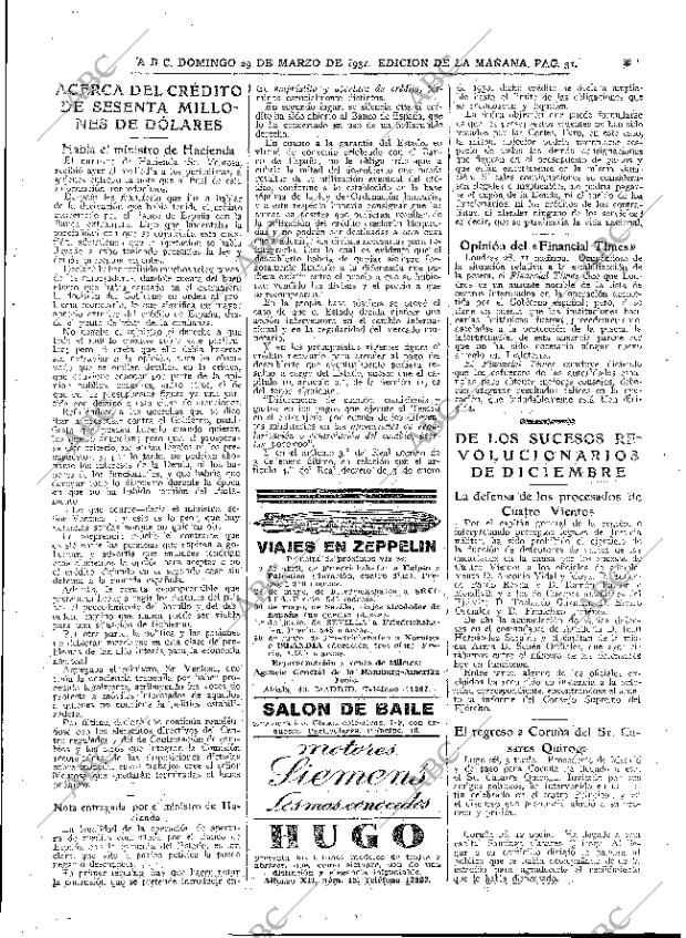 ABC MADRID 29-03-1931 página 31
