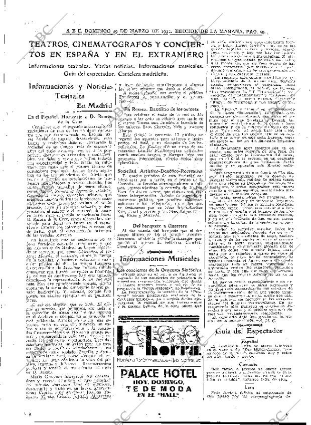 ABC MADRID 29-03-1931 página 49