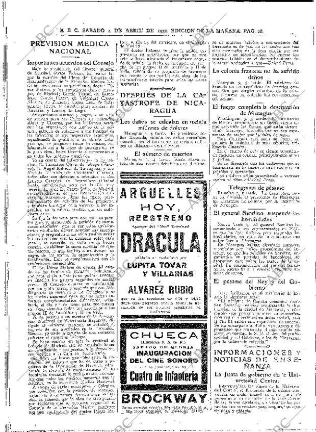 ABC MADRID 04-04-1931 página 28