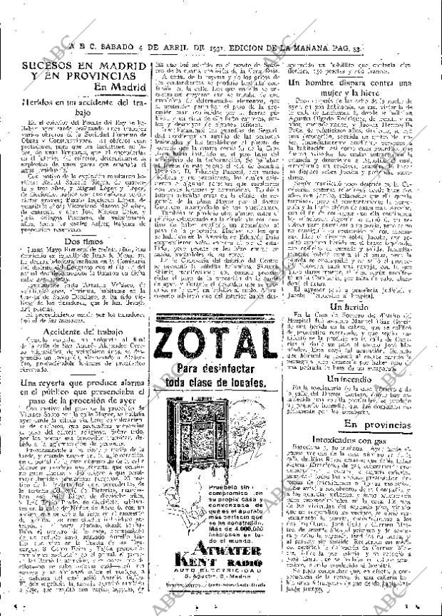 ABC MADRID 04-04-1931 página 33