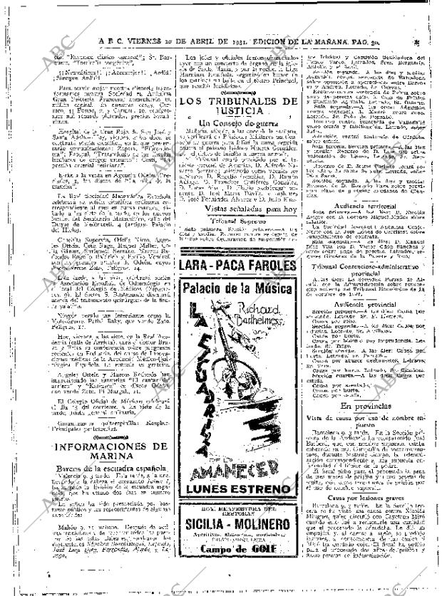 ABC MADRID 10-04-1931 página 30