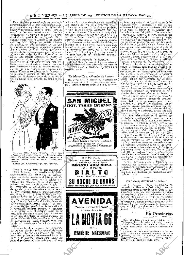 ABC MADRID 10-04-1931 página 39